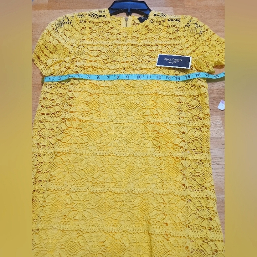 NWT JUICY COUTURE yellow crochet size 2 dress